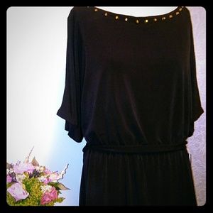 A. Byer Cold Shoulder Little Black Dress